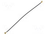 Cable; 100mm; IPEX female angled,both sides; angled JC Antenna