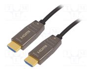 Cable; HDCP 2.2,HDMI 2.1,optical; HDMI plug,both sides; 30m DIGITUS