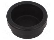 Stopper; 20mm; elastomer; Seal Plug DS; black; -20÷80°C; IP54 HUMMEL
