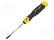 Screwdriver; Pozidriv®; PZ0; CUSHIONGRIP; 60mm STANLEY