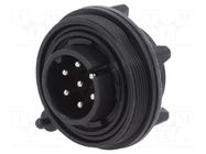 Connector: circular; socket; male; PIN: 7; 5A; 250V; IP68; UL94V-0 BULGIN