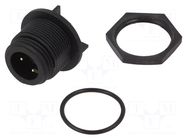 Connector: circular; socket; male; PIN: 3; 250V; Buccaneer 400; IP68 BULGIN