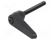 Lever; adjustable; Thread len: 50mm; Lever length: 45mm; GN 101 ELESA+GANTER