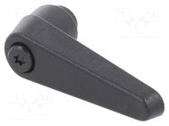 Lever; adjustable; Thread len: 11mm; Lever length: 62mm; GN 101 ELESA+GANTER