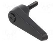 Lever; adjustable; Thread len: 20mm; Lever length: 45mm; GN 101 ELESA+GANTER