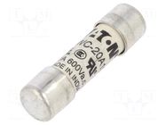 Fuse: fuse; 20A; 600VAC; aR; ceramic,cylindrical,industrial BUSSMANN