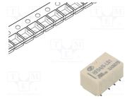 Relay: electromagnetic; DPDT; Ucoil: 5VDC; 2A; 0.5A/125VAC; SMT HONGFA RELAY