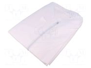 Cleanroom acces: coat; white; XL (unisex); cleanroom; ESD; 55g/m2 ANTISTAT