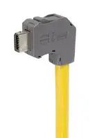 MOD CONN, R/A IX TYPE A PLUG, 8P8C+2 GND