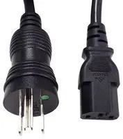 PWR CORD, R/A NEMA 5-15P-IEC 320 C13/12 