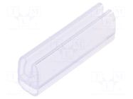 Markers; Marking: empty; 2÷4mm; PVC; transparent; -40÷80°C; leaded WEIDMÜLLER