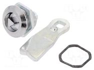 Lock; cast zinc; 20mm; Key code: T7; Features: without key ELESA+GANTER