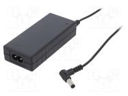 Power supply: switching; 24VDC; 1.5A; Out: 5,5/2,1; 30W; 80÷264VAC CINCON