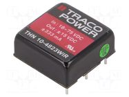 Converter: DC/DC; 10W; Uin: 18÷75VDC; Uout: 15VDC; Uout2: -15VDC TRACO POWER