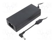 Power supply: switched-mode; 19VDC; 3.7A; Out: 5,5/2,1; 70W; 89% CINCON