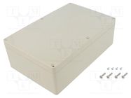 Enclosure: multipurpose; X: 146mm; Y: 222mm; Z: 75mm; Ritec; ABS; IP65 HAMMOND