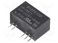 Converter: DC/DC; 2W; Uin: 10.8÷13.2V; Uout: 12VDC; Uout2: -12VDC RECOM