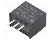 Converter: DC/DC; 2.5W; Uin: 4.75÷18V; Uout: 2.5VDC; Iout: 1A; SIP3 RECOM