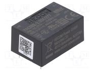 Converter: AC/DC; 2W; 85÷305VAC; 3.3VDC; Iout: 600mA; 68%; PCB; 4000V RECOM