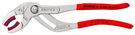 KNIPEX 81 13 250 SB Siphon and Connector Pliers with non-slip plastic coating chrome-plated 250 mm (self-service card/blister)