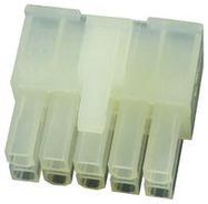 HOUSING, RECEPTACLE, 2 ROW, 10WAY, NYLON