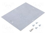 Mounting plate; steel MOLEX