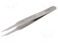 Tweezers; 115mm; for precision works; Blades: curved WELLER