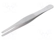 Tweezers; 120mm; for precision works; Blades: wide WELLER
