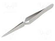 Tweezers; 125mm; for precision works; Blade tip shape: sharp WELLER