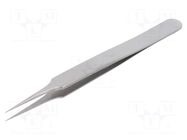 Tweezers; 110mm; for precision works; Blades: narrowed WELLER