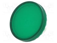 Actuator lens; 22mm; 84; transparent,green; plastic EAO