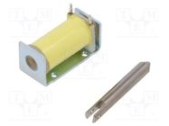 Electromagnet: pull; Usup: 24VDC; Power: 3W; Force: 2.5N; 191.73Ω SAIA-BURGESS