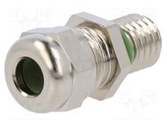 Cable gland; with long thread; M8; 1.25; IP68; brass; HSK-MINI HUMMEL