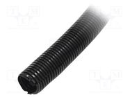 Protective tube; Size: 29; polyamide; black; -40÷120°C; incised HUMMEL