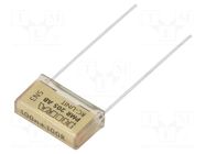 Capacitor: paper; X2; 100nF; 125VAC; 15.2mm; ±20%; THT; PMR205 KEMET