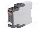 Module: current monitoring relay; AC/DC current; 24÷240VAC; DPDT ABB