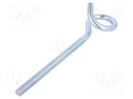 Hook; ring; steel; zinc; Thread len: 145mm; Overall len: 225mm DROMET