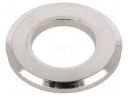 Washer; round; M8; D=16mm; h=1.6mm; brass; Plating: nickel; DIN 125B BOSSARD