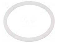 Gasket; PTFE; Thk: 3mm; Øint: 54mm; Øout: 63mm; PG42; white LAPP
