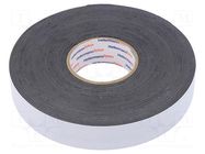 Tape: self-amalgamating; black; 19mm; L: 9.1m; Thk: 0.76mm; max.90°C HELLERMANNTYTON