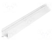 Profiles for LED modules; white; L: 2m; LINEA20; aluminium TOPMET