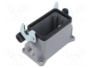 Enclosure: for HDC connectors; EPIC H-B; size H-B 10; M20 LAPP