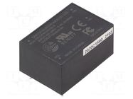 Converter: AC/DC; 12W; Uin: 90÷264VAC,120÷370VDC; Uout: 15VDC; 85% CINCON