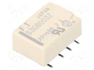 Relay: electromagnetic; DPDT; Ucoil: 3VDC; 2A; 0.3A/125VAC; FTR-B3 FCL Components