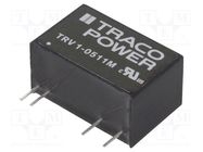 Converter: DC/DC; 1W; Uin: 4.5÷5.5V; Uout: 5VDC; Iout: 200mA; SIP9 TRACO POWER