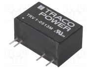 Converter: DC/DC; 1W; Uin: 4.5÷5.5V; Uout: 15VDC; Iout: 67mA; SIP9 TRACO POWER