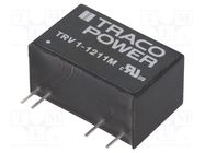 Converter: DC/DC; 1W; Uin: 9.6÷14.4V; Uout: 5VDC; Iout: 200mA; SIP9 TRACO POWER