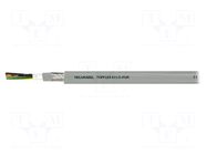 Wire: servo drive; TOPFLEX®611-C-PUR; 4G120mm2; grey; stranded; Cu HELUKABEL