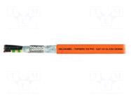 Wire: servo drive; hybrid,TOPSERV®119; orange; stranded; Cu; PVC HELUKABEL