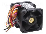 Fan: DC; axial; 12VDC; 40x40x48mm; 55.2m3/h; 64dBA; ball; 17500rpm SANYO DENKI